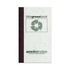 Roaring Spring Little Green Memo Book Sewn 5 x 3"